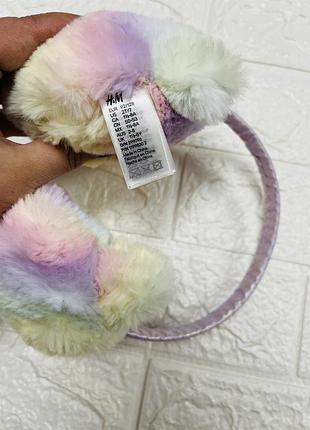 Теплі навушники на дівчинку 2