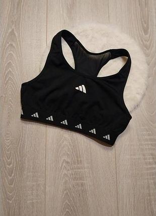 Жіночий спортивний топ adidas чорний