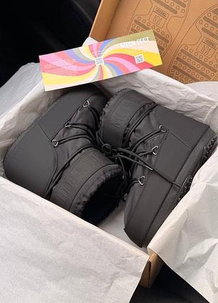 Снігоходи/луноходи moon boot full black