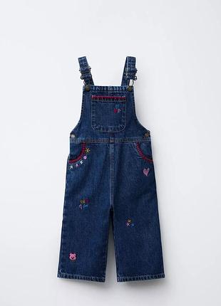 Джинсовый комбинезон zara