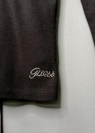 Лонг guess чорний, в рубчик