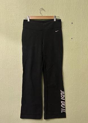 Лосіни жіночі nike чорні з написом just do it