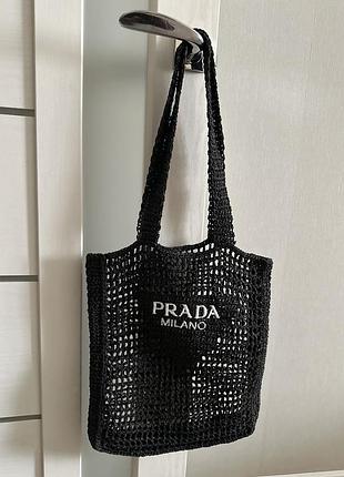 Жіноча сумка-шопер у стилі prada 3