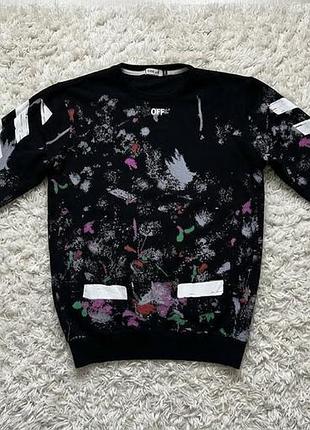 Культовый оверсайз-свитшот off-white galaxy «seeing things»