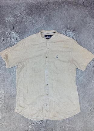 Лляна сорочка  рубашка ralph lauren 2
