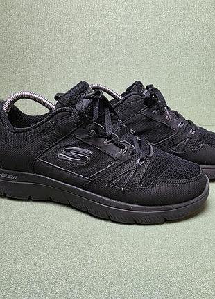 Кросівки skechers чорні 40 розмір 25 см