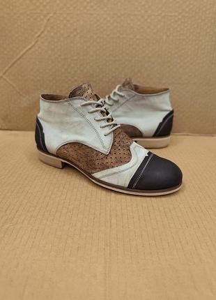 Ботинки clocharme итальянские кожаные (made in italy), размер 43