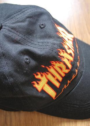 Кепка унисекс thrasher flame old timer hat / бейсболка 2