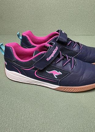 Кросівки kangaroos спортивні сині з рожевим, розмір 40, устілка 25 см