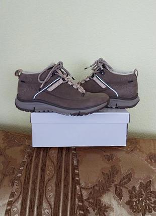 Женские утепленные термоботинки clarks tri fern gore-tex (оригинал) размер 37 стелька 24см