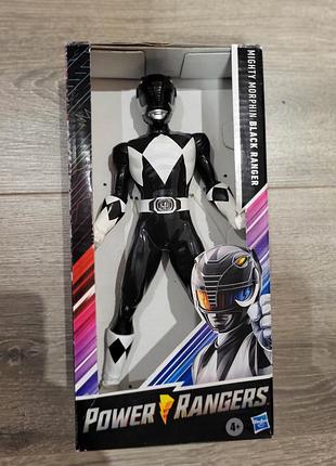 Іграшка black ranger - power rangers hasbro 25 см.