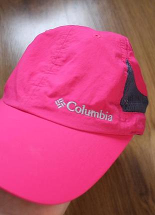 Розовая кепка columbia tech shade женская спортивная бейсболка