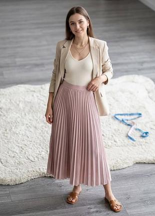 Елегантна плісерована спідниця міді closet (розмір s)