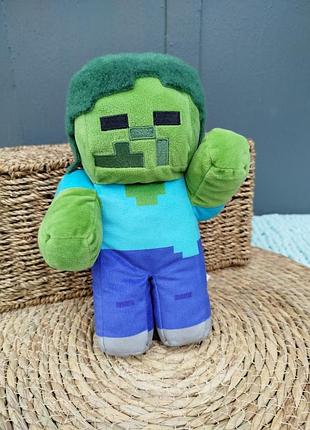 М'яка іграшка mattel minecraft зомбі 24 см