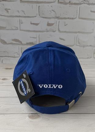 Синя бавовняна бейсболка volvo (люкс) 5