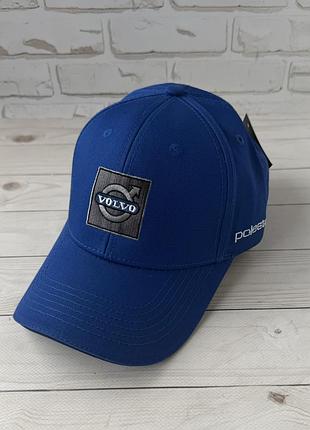 Синя бавовняна бейсболка volvo (люкс) 3