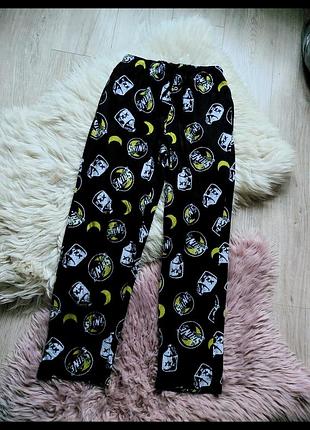 🩵🖤💙 суперские пижамные флисовые штаны