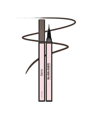 Микро маркер для глаз slimliner [dark brown] от bless beauty (2 г)