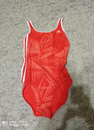 Новый купальник adidas оригинал р 146-152 девочке