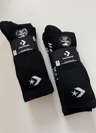 Шкарпетки converse classic star chevron crew, 3 шт., набір