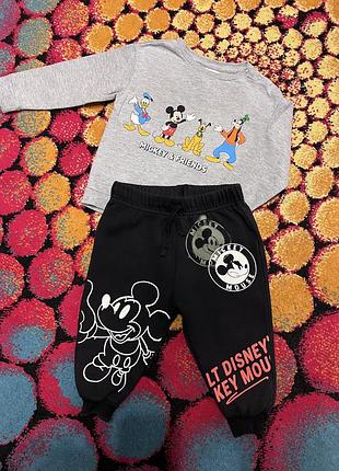 Дитячий костюм disney кофта та штани з міккі маусом