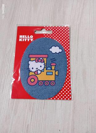 Аплікація, латка, термозаплатка дитяча hello kitty