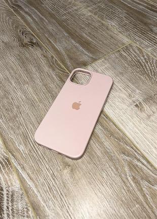 Чохол apple для iphone 14 рожевий панель
