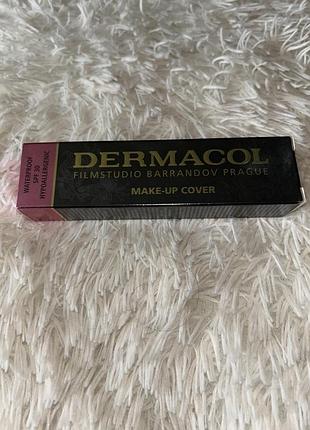 Тональний крем dermacol make-up cover водостійкий spf 30 гіпоалергенний
