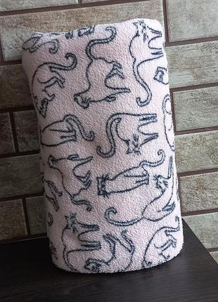Плед с котиками одеяло с котами matalan