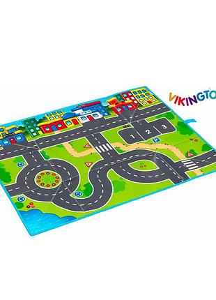 Ігровий килимок 90*70 см viking toys дорога 5200
