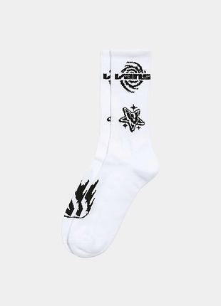 Шкарпетки vans logo space crew - білі, оригінал