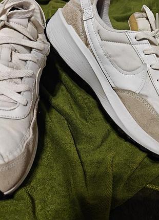 Кросівки nike waffle debut біло-бежеві