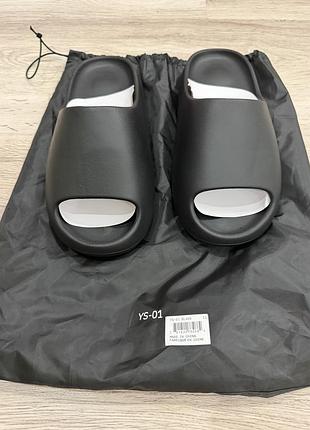 Шльопанці чоловічі yzy ys-01 slide чорні