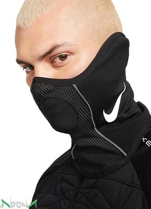 Унисекс спортивный горловик универсальный снуд баф nike dri-fit winter warrior s/m черный