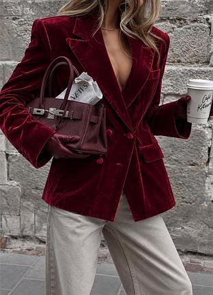 Піджак оксамитовий zara