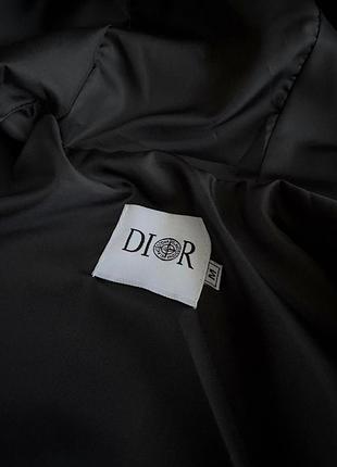 Dior x stone island ветровка черная s-3xl