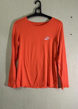Кофта жіноча nike помаранчева з довгим рукавом