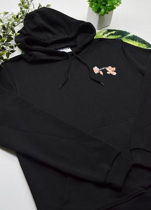 Черное мужское худи off white на демисезон, от xs до xxl