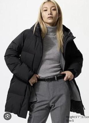 Безшовний пуховик uniqlo серії seamless down