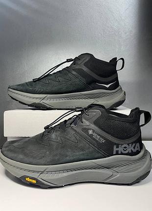 Кросівки hoka transport chukka gore-tex чорні 45 1/3 розмір