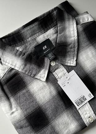 Сорочка фланелева h&m в клітинку 9