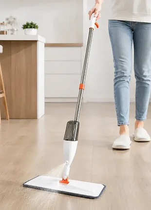 Швабра spray mop1 з розпилювачем для вологого прибирання з мікрофіброю