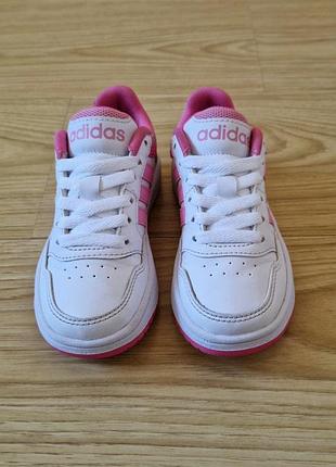 Кроссовки детские для девочки adidas hoops 3.0 28 размер (стелька 16.5см) original