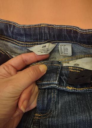 Джинси h&m для дівчинки кльош, розмір 146 см