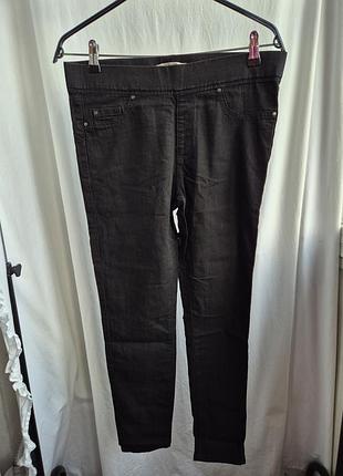 Джегінси жіночі denim co. чорні розмір l (eur 40)