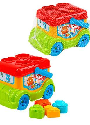 Гр автобус-сортер 9840 (6) "technok toys", сортер, у сітці