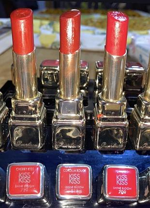 Помада для губ guerlain kisskiss shine bloom набір