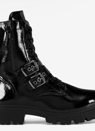 Челсі черевики лаковані масивні на платформі гранж dollskill zara