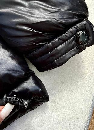 Куртка зимова moncler чорна s, m, l, xl