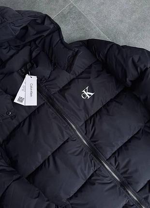 Зимняя куртка мужская calvin klein s-xxl черная